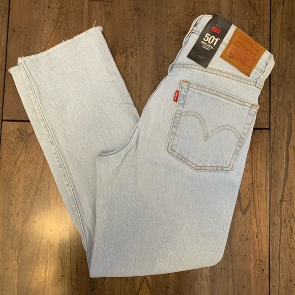 🆕Levi's | 501 Original Stretch Cropped Jeans - Picture 7 of 8